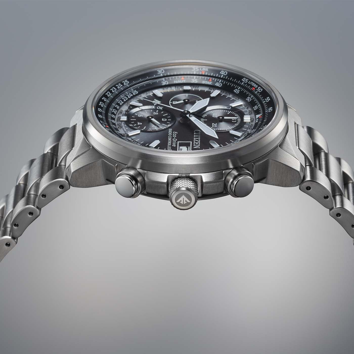 Citizen Promaster Sky Eco-Drive Herrenuhr, Schwarz, 41 mm, AT8300-58E | Eco-Drive Solar | Keine Batterie Nötig | Saphirglas | 20 bar Wasserdicht | 180 Tage Gangreserve