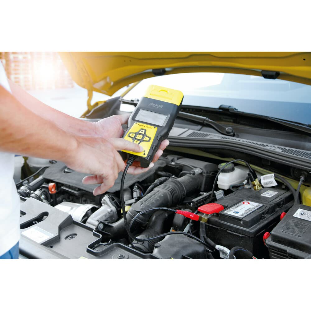 Pilot 70267 Tester-PRO, comprobador de baterías profesional con impresora térmica integrada
