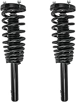 Vista 1315 de Detroit Axle - Kit de suspensión delantera de 10 piezas para Chevy Aveo Aveo5 Pontiac G3 Wave 2 Ready Struts Assembly 2 Enlaces de barra