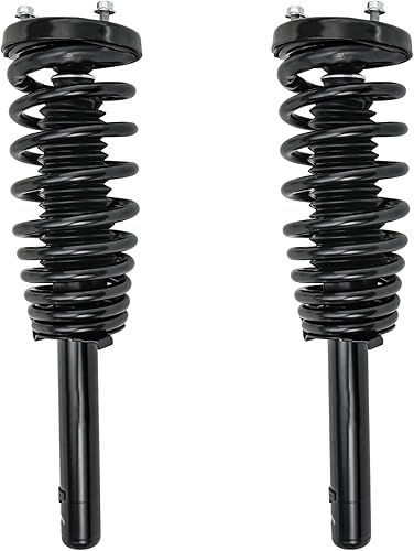 Miniatura 1315 de Detroit Axle - Kit de suspensión delantera de 10 piezas para Chevy Aveo Aveo5 Pontiac G3 Wave 2 Ready Struts Assembly 2 Enlaces de barra