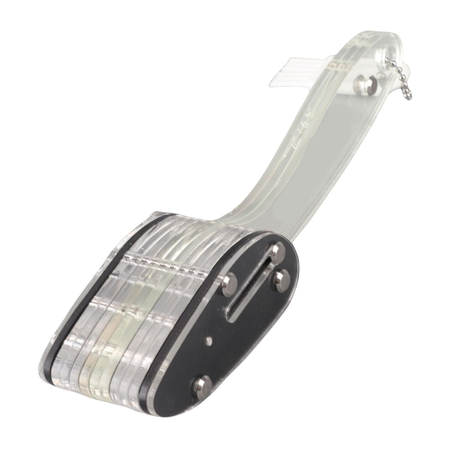 Zerodis Utensili da Utensile da Taglio in Acrilico per Fette Uniformi Ventriglio d'anatra Seppie Scalogno - Ideale per Cucine Domestiche e Commerciali Taglierina per Calamari