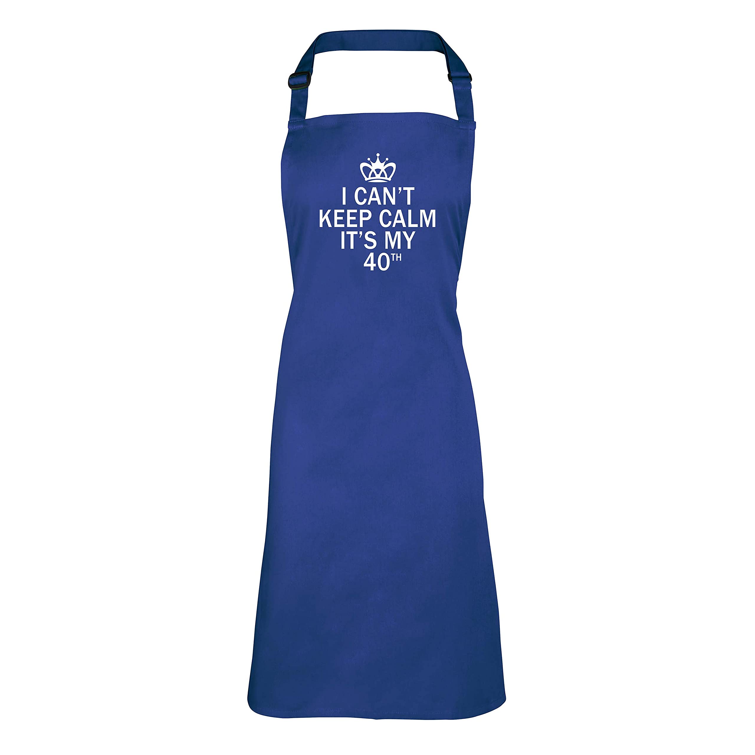 Shopagift I Can't Keep Calm It's My 40th Funny Birthday Apron - Blue