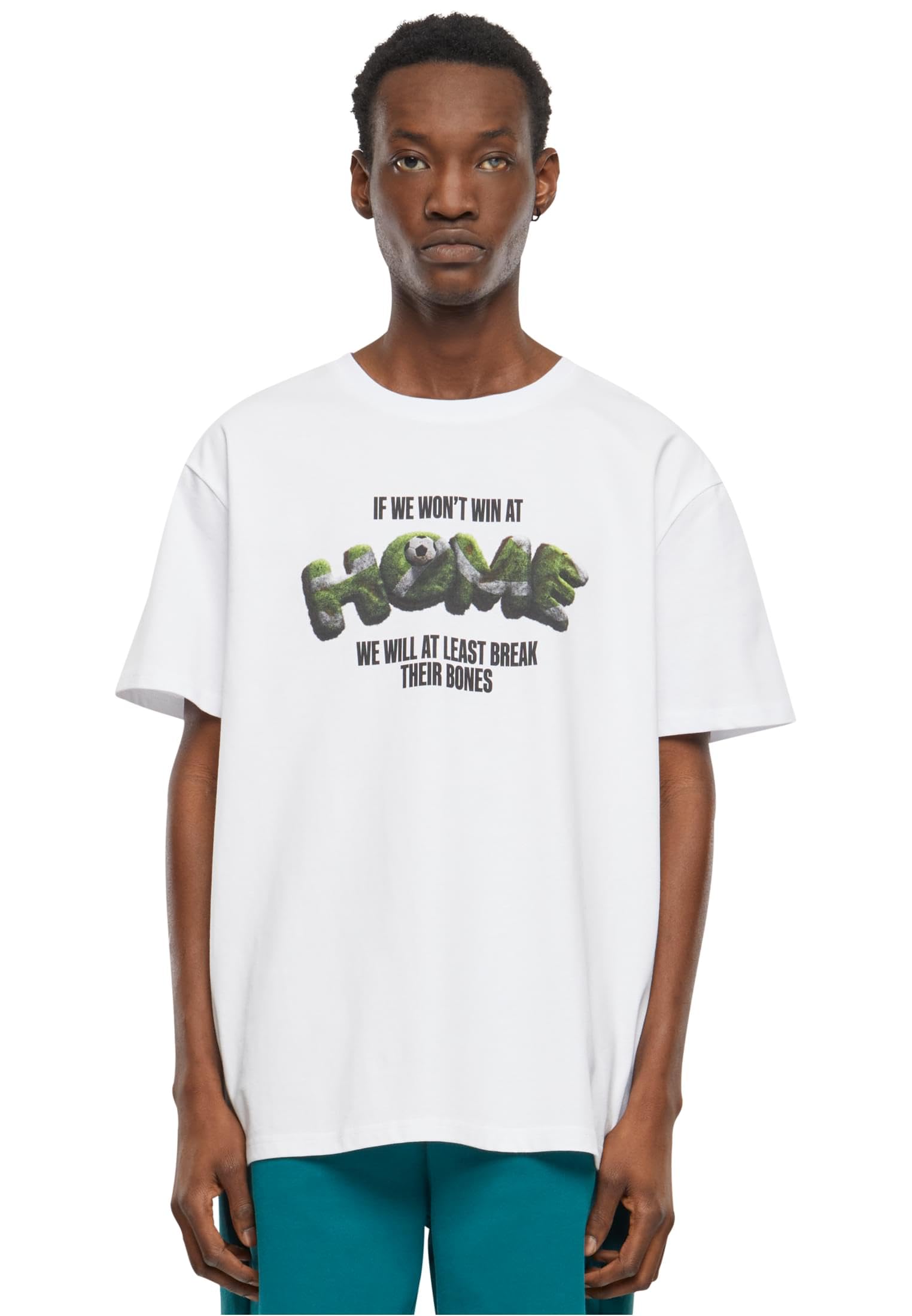 Mister Tee Men's T-Shirt, White, XS Große Größen Tall