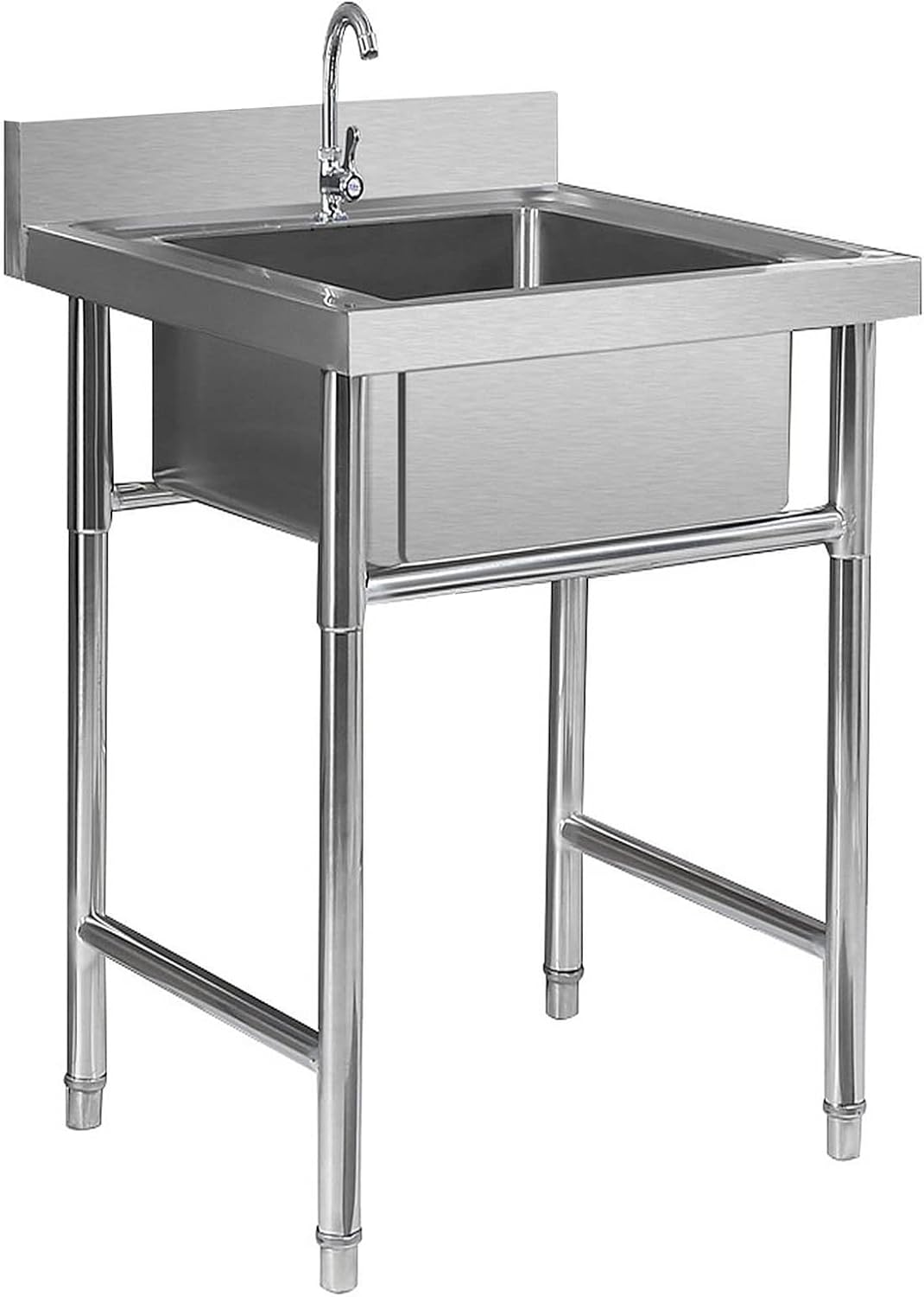 Goripsiuk Free Standing Kitchen Sink Commercial Stainless Steel Sink