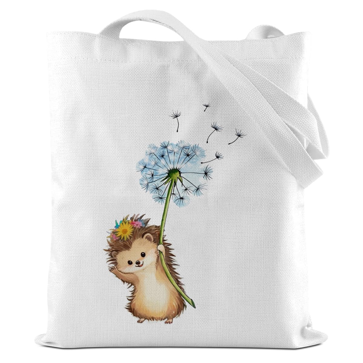 CFGBFDGH Turtle Gifts Shark Gifts Tote Bag, Hedgehog Horse Gifts for Women Girls, Animals Reusable Grocery Bag Shopping Bag