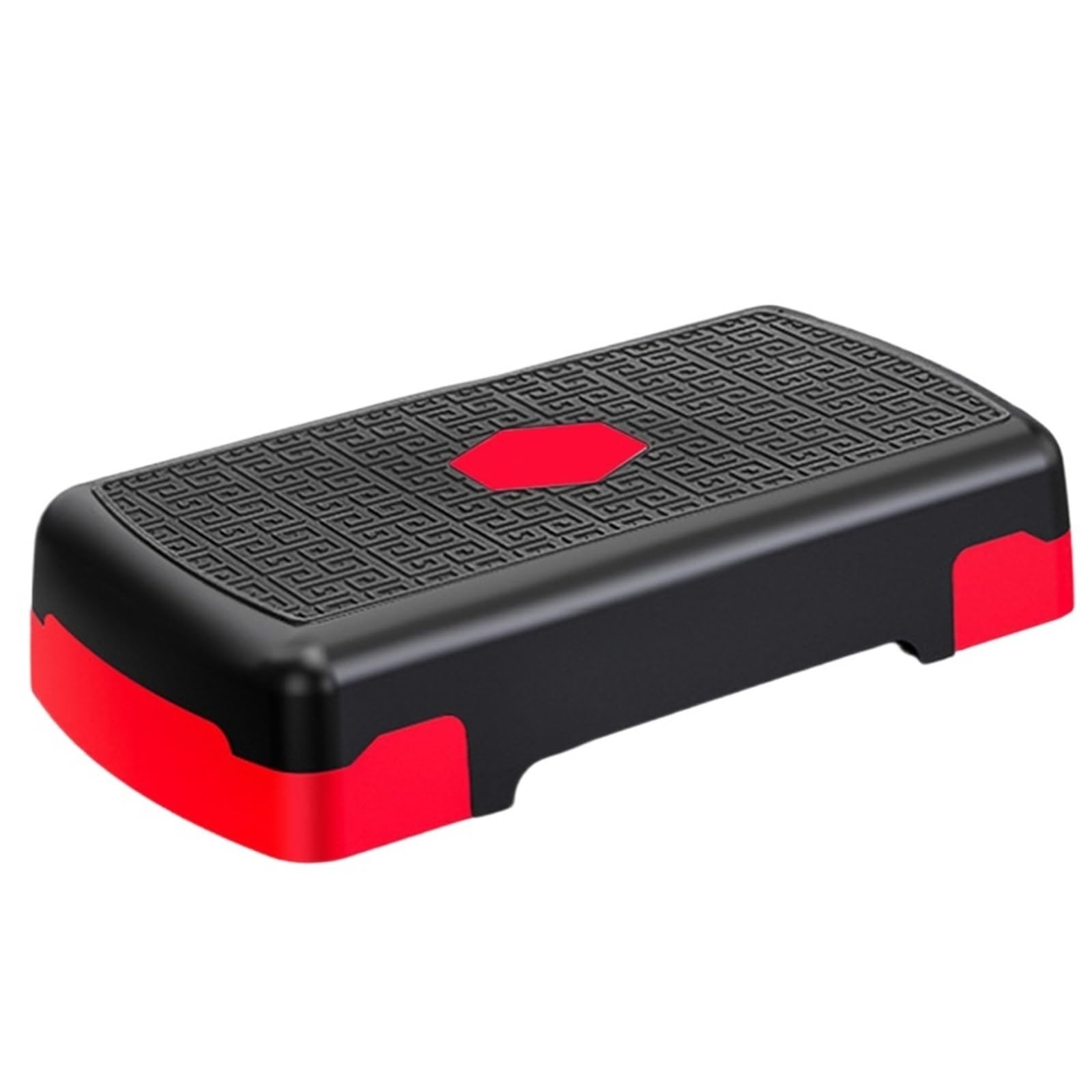 Aerobic Exercise Step Platform Pedal de ejercicio for gimnasio, ejercitador Cardio ajustable, antideslizante, estable, equipo Fitness portátil con soporte carga 200KG