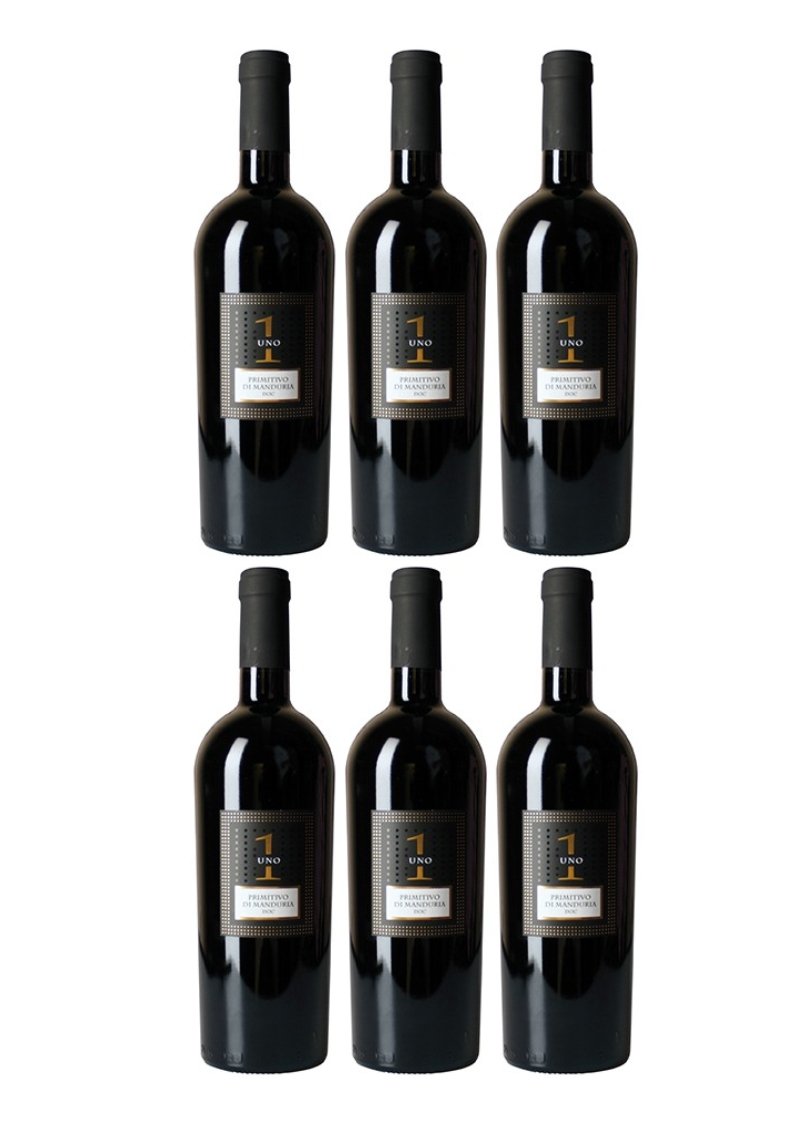 6x Masseria la Volpe Primitivo di Manduria DOC 'Uno', 750 ml