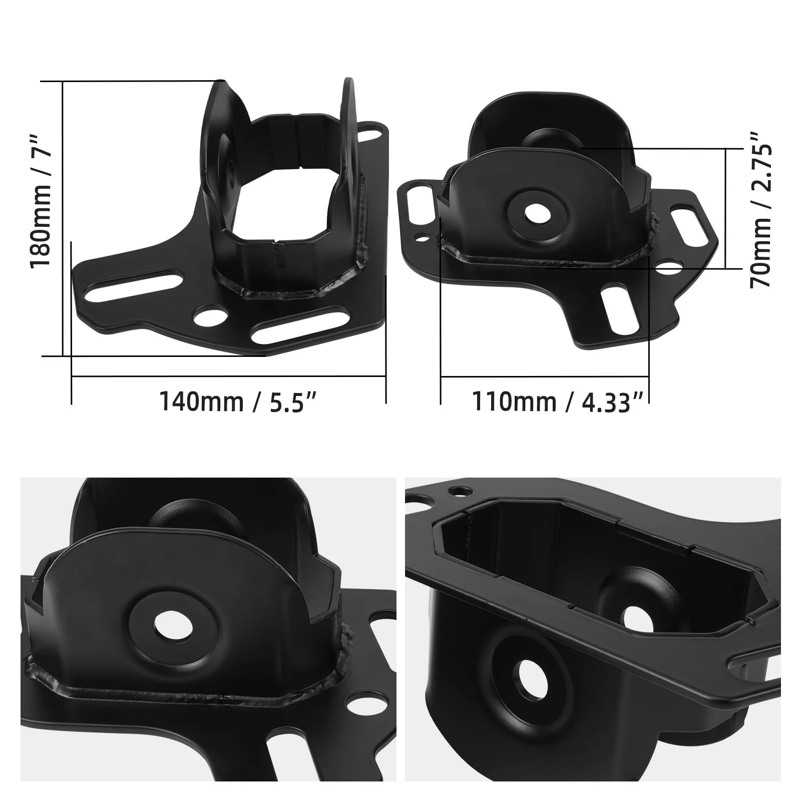 Braccio sospensione Adatto per Bmw E36 E46 Z4 E85/E86 E89 33303411877 Staffe regolabili per convergenza posteriore in acciaio Set di staffe per braccio longitudinale Sospensione ruota
