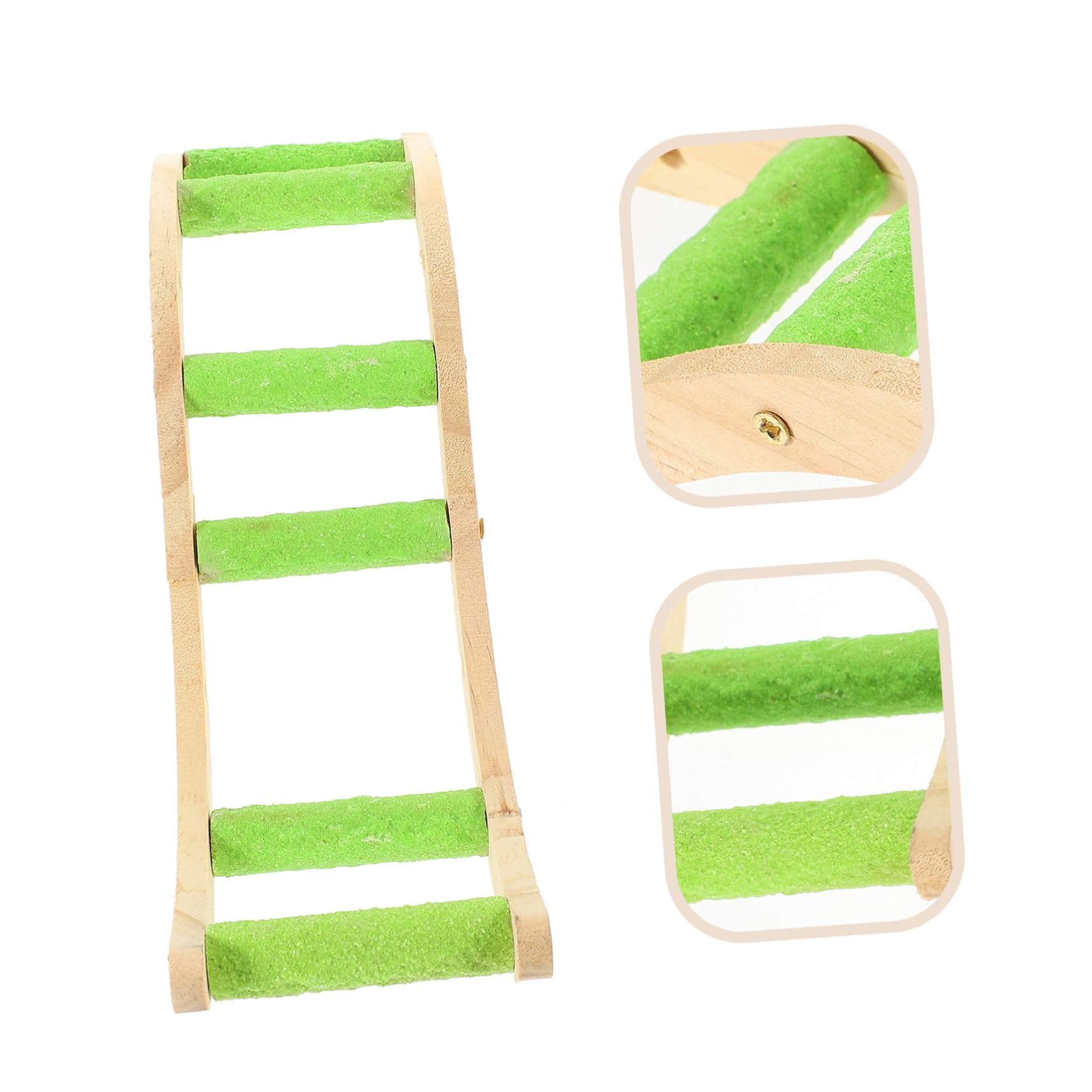 BELLIFFY Bird Ladder Toy Parrot Climbing Ladder Indoor Bird Cage Accessory Parrot Plaything