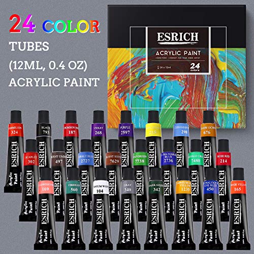 Acrylic-Paint-Set57-PCS-Professional-Painting-Supplies-with-Paint-Brushes-Acrylic-Paint-Easel-Canvases-Painting-PadsPalette-Paint-Knife-Brush-Cup-and-Art-Sponge-for-Hobbyists-and-Beginners