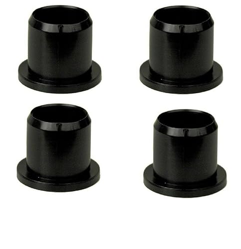 Paquete de 4 bujes de recambio con brida King PIN para MTD TROYBILT CUB Cadet 741-0659 941-0659