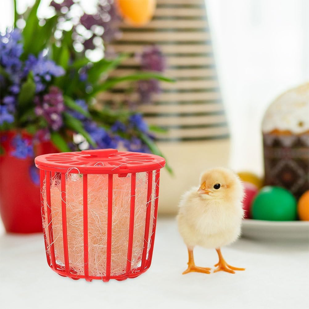 Bird Cage Nest Bowl Parrot Nesting Toy Hanging Bird Nest for Parakeets and Pigeons Jute Breathable Washable Hatching Basin Easy Install 2.91 X 2.91 X 2.75 in 4 Pack image 3