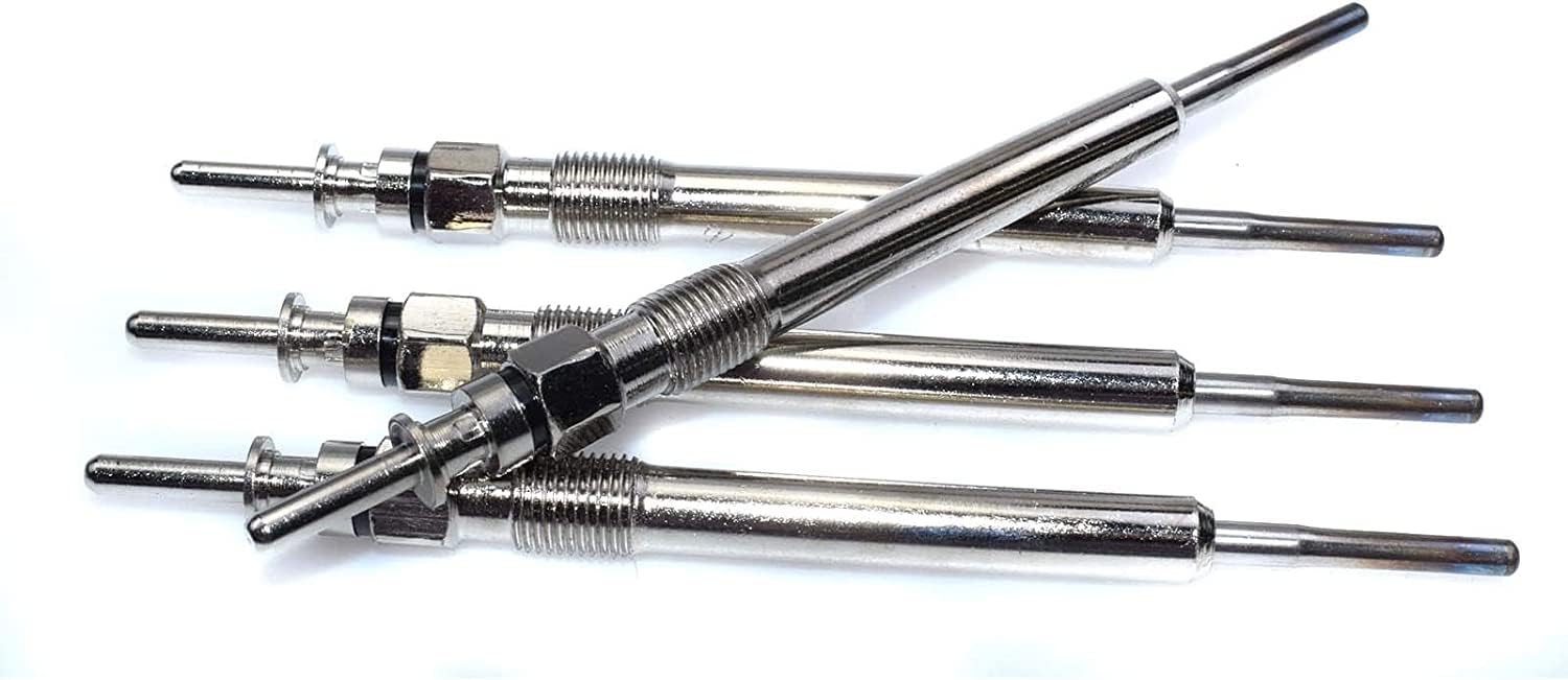 Partsline (Lot de 4) Bougie de Préchauffage compatible avec SÉRIE 1 2 3 4 5 X1 X2 X3 X5 X6 MI.NI F54 F55 F56 AURIS AVENSIS RAV4 VERSO 1.6 2.0 3.0 Diesel – Réf. OEM 12230035934 / 19850WA010