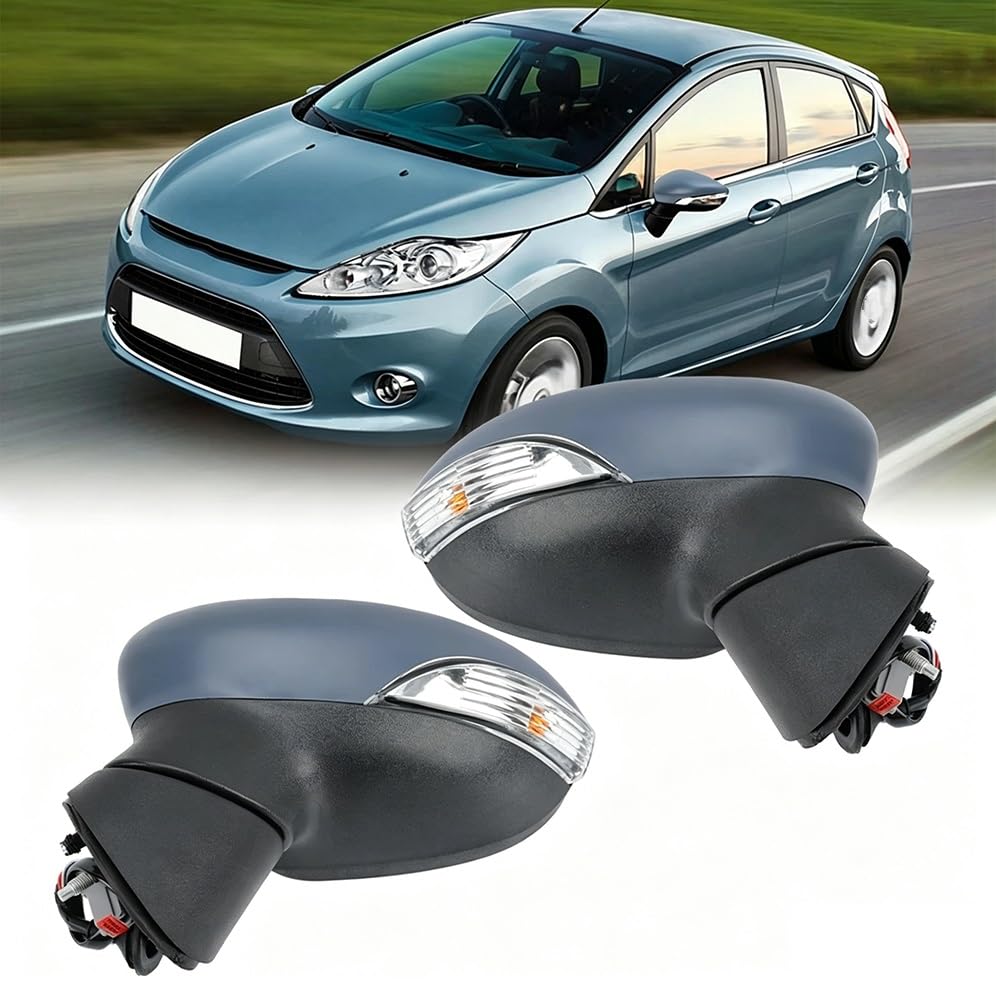 Miroir d'angle mort Ford Fiesta 2009 2010 ensemble miroir chauffant apprêté