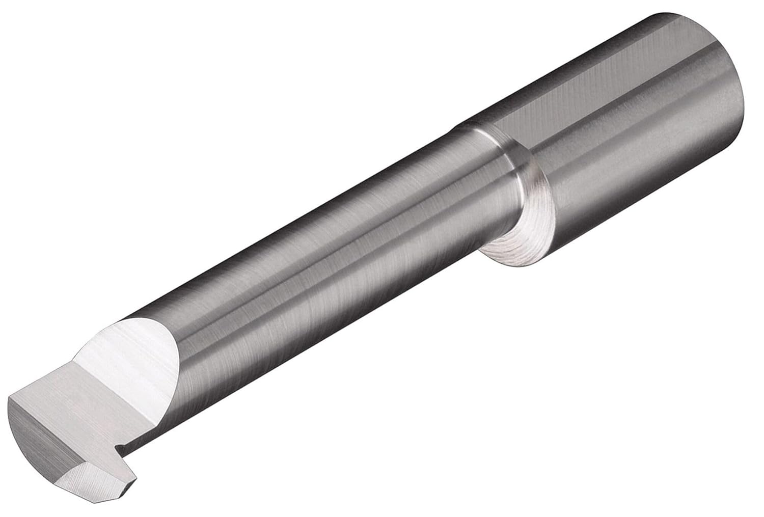 Micro 100 SAT-750-7 Threading Tool - Acme, 7 TPI, .512" Min Bore Dia, 3/4" Max Bore Depth, .059" Offset, .120" Proj, .055" Flat, .240" C-L Offset, 1/2" Shank Dia, 3" OAL, Uncoated