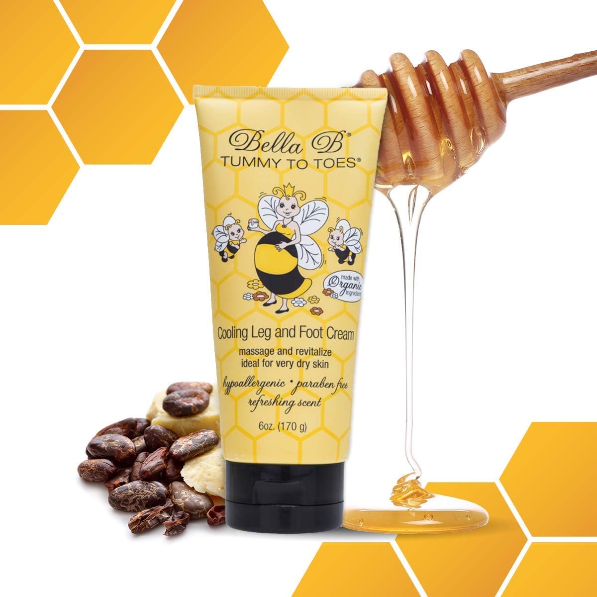 BELLA B Pregnancy Leg And Foot Cream 6 oz – Best Pregnancy Lotion For Feet – Made with Natural Ingredients – Bella B Lotion for Pregnancy Soreness BELLA B Pregnancy Leg And Foot Cream 6 oz – Best Pregnancy Lotion For Feet – Made with Natural Ingredients – Bella B Lotion for Pregnancy Soreness