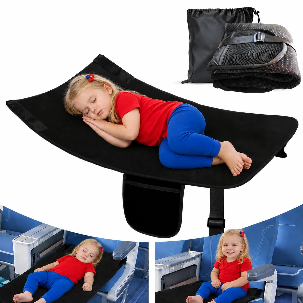Photo 1 of CloudLawn Airplane Bed for Toddler - Ebony Black