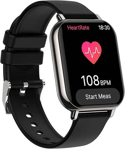 C7Pro - Reloj inteligente para seguimiento de salud y fitness, presión arterial y oxígenofrecuencia cardíacasueñodeportes, recordatorio de llamadas