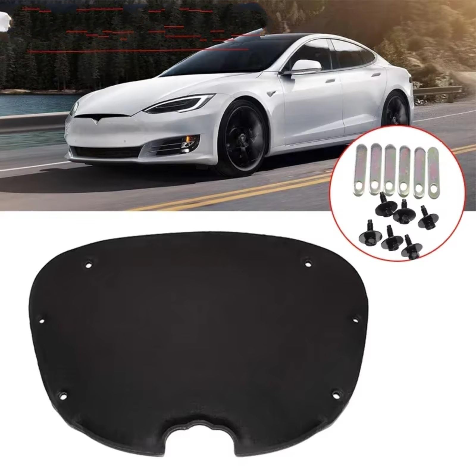 Componenti Vano Motore Auto Tappetino Insonorizzato Per Isolamento Termico Motore Cofano Anteriore Compatibile Con Tesla Per Model Per 3 2017 2018 2019 2020 2021 2022 2023