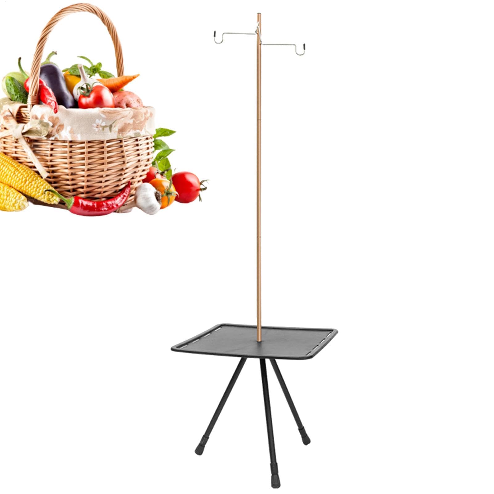 Tavolo pieghevole da spiaggia, tavolino da campeggio,Tavoli da spiaggia portatili Tavoli da campeggio con supporto leggero - tavolo da campeggio all'aperto per barbecue, pesca, schizzi