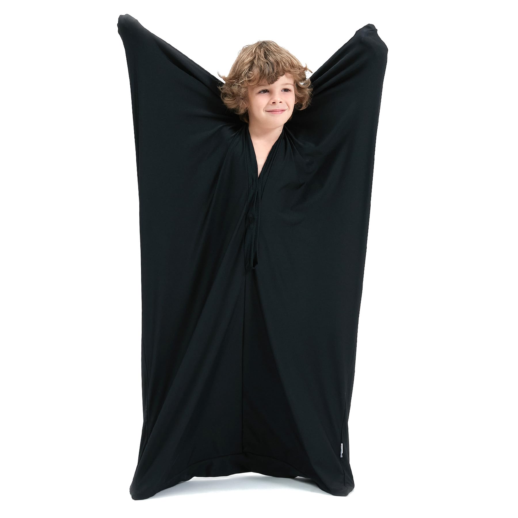 SANHO Sensory Sock Body Sock,X-Large,Good for Height:62"-73",Perfect for Children with Sensory Processing Disorder,Updated Version,Black