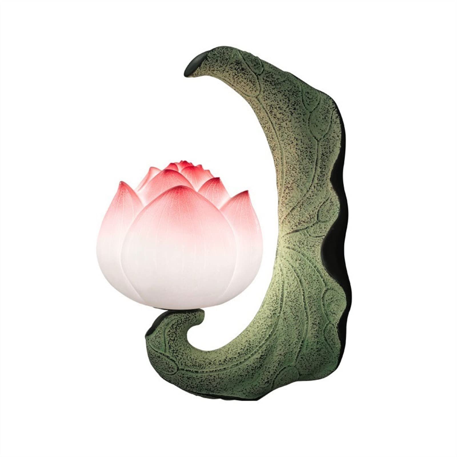 E7v2T9k6 Wall Lamps Bedside Decorative Wall Lamp, Hallway, Staircase Lighting Fixture, Lotus Shaped Sconce Decor(Pink)