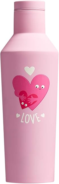 Tinc Insulated Stainless Steel Water Bottle | Hot & Cold Drinks | 500ml Capacity | Leakproof Lid | Soft Touch Rubber | Pink, HCWBMAPK
