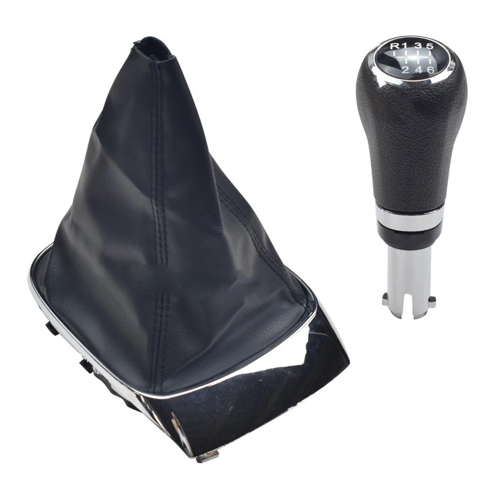 Sauanmnktp R6 Speed-Set ﻿ Gearshift Knob For Chevrolet For Trax 2011-2020 Mt 5 6 Speed Gear Shift Knob Lever Boot(R6 Speed-Set ﻿)