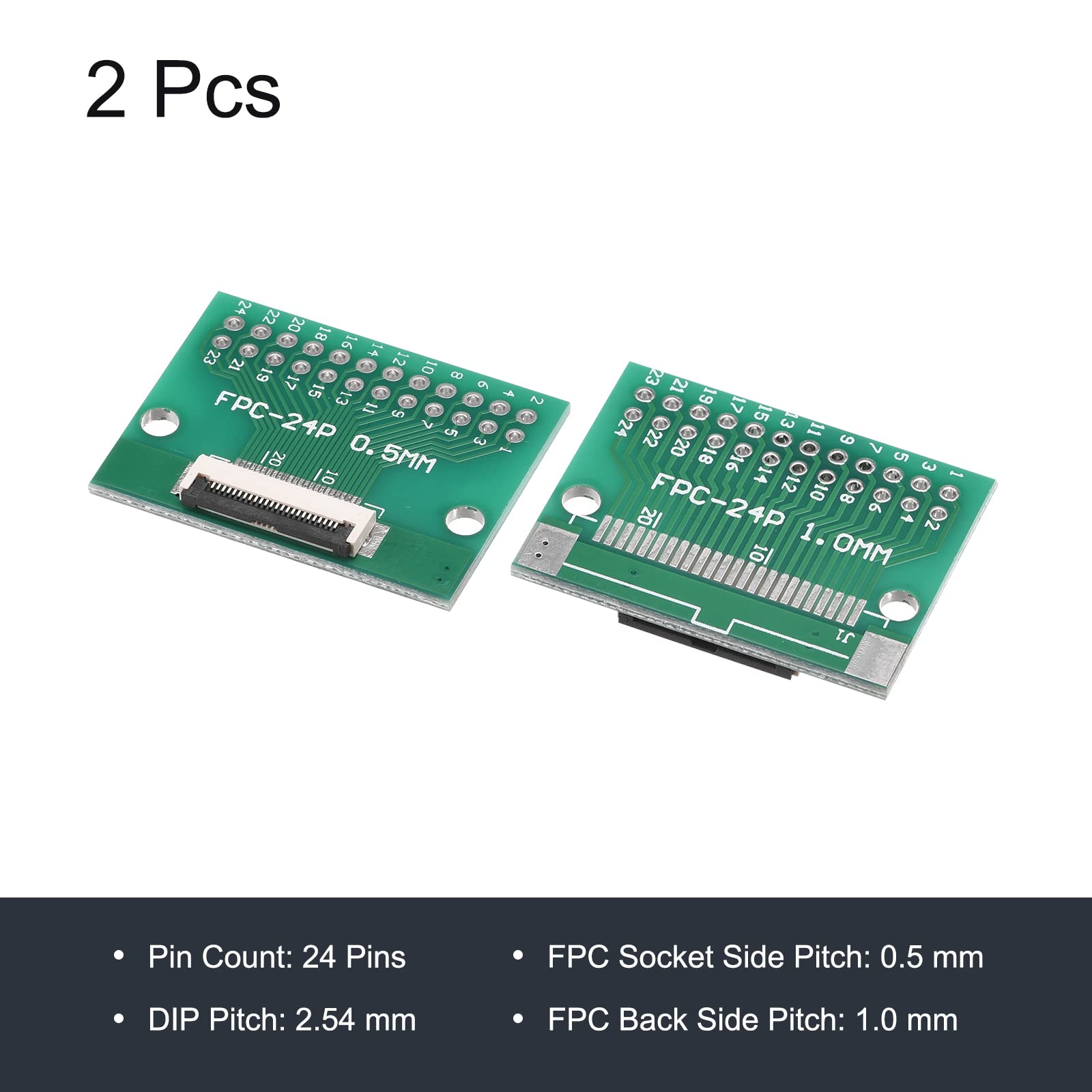Amazon.com: MECCANIXITY FPC FFC PCB Converter Board 24P 0.5mm on