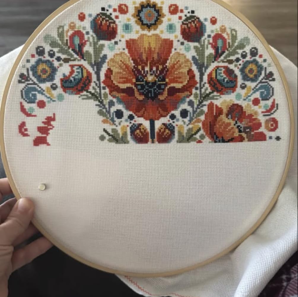Amazon | Aida Cloth 25カウント クロスステッチ生地、19×28インチ