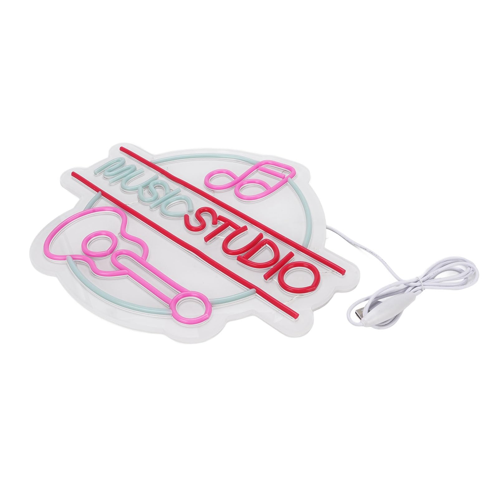 Music Studio Sign Dimmable Led Wall Decor Light For Live Concert Bar Dormitorio Rosa
