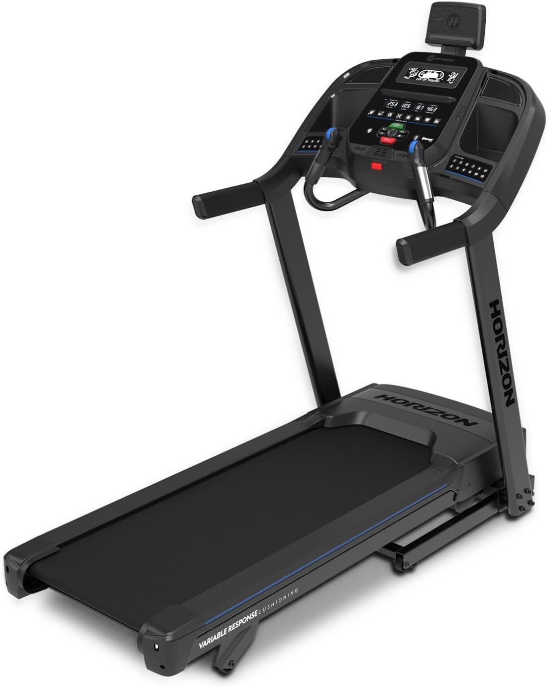 Horizon Fitness 7.0AT Treadmill HIIT Folding Treadmill with 51 x 152cm Deck, QuickDial