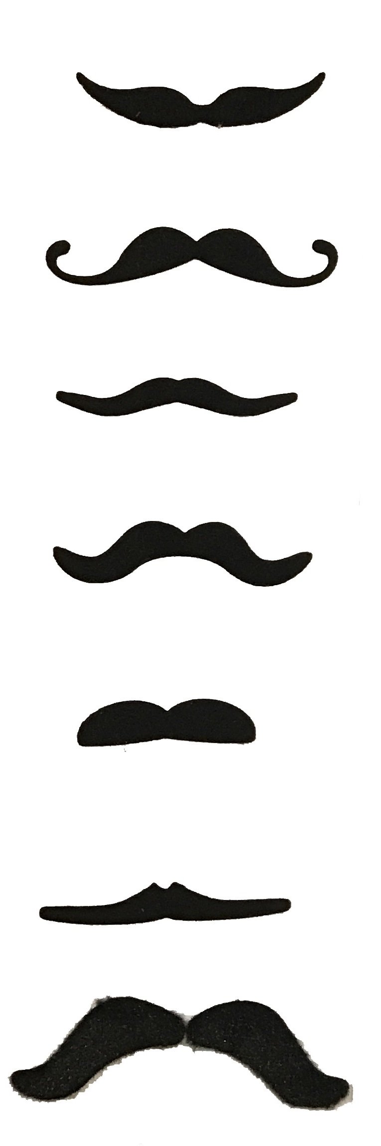 TheGag 100 Fake Mustaches Party Pack Realistic Self Adhesive20 DesignsThe Largest Assortment