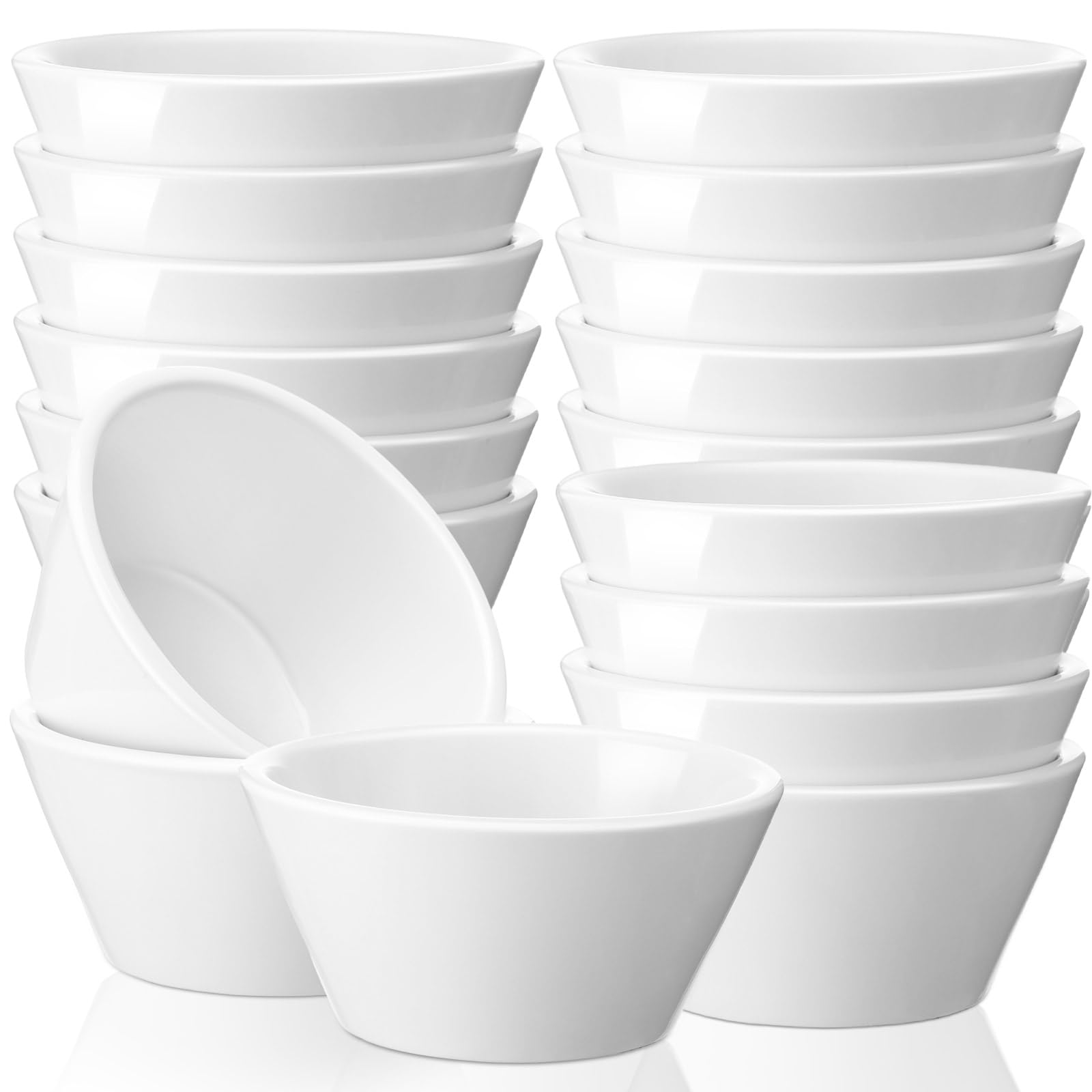 Amazon.com: Domensi 18 Pcs 8 oz Porcelain Bowls Small Dessert Amazon.com: Domensi 18 Pcs 8 oz Porcelain Bowls Small Dessert