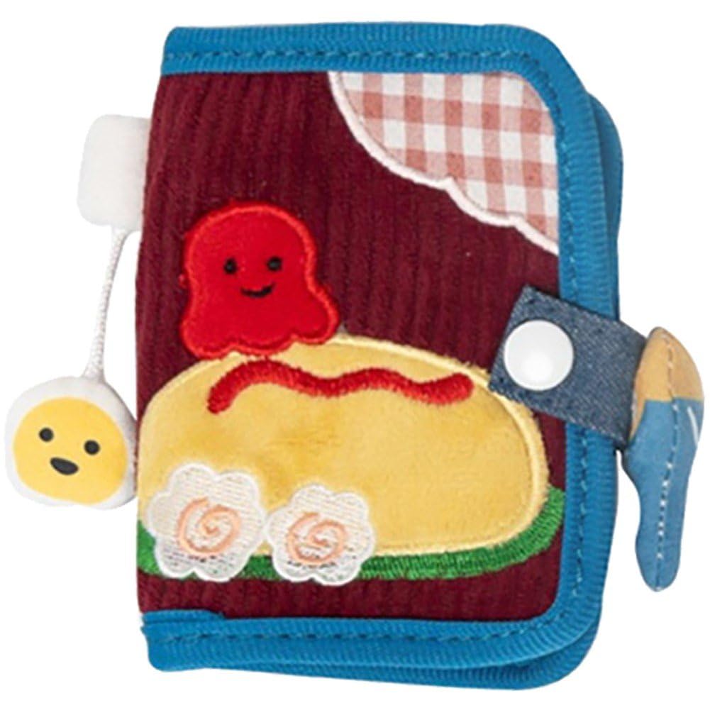 Petit portefeuille pliable pour petits sacs - Porte-monnaie en toile et denim dessin animé