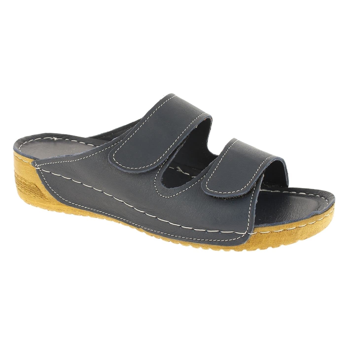 Andrea Conti Women's Mules, D Blau, 5 UK