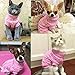 Cat Sweater,Turtleneck Knitted Kitten Clothes,Cat Sweaters for Cats only, Sphynx Cat Clothes,Small Dog Sweaters(Pink,S)