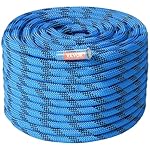 VEVOR Cuerda de Escalada Dinámica 12,7 mm 38 m Cue...: Suba con confianza: La cuerda de escalada estática VEVOR de 38,1 m tiene un diámetro duradero de 12,7 mm y una resistente resistencia a la rotura de 32 kN garantiza su protección contra caídas. Un complemento perfecto para el arsenal de cualquier esc...