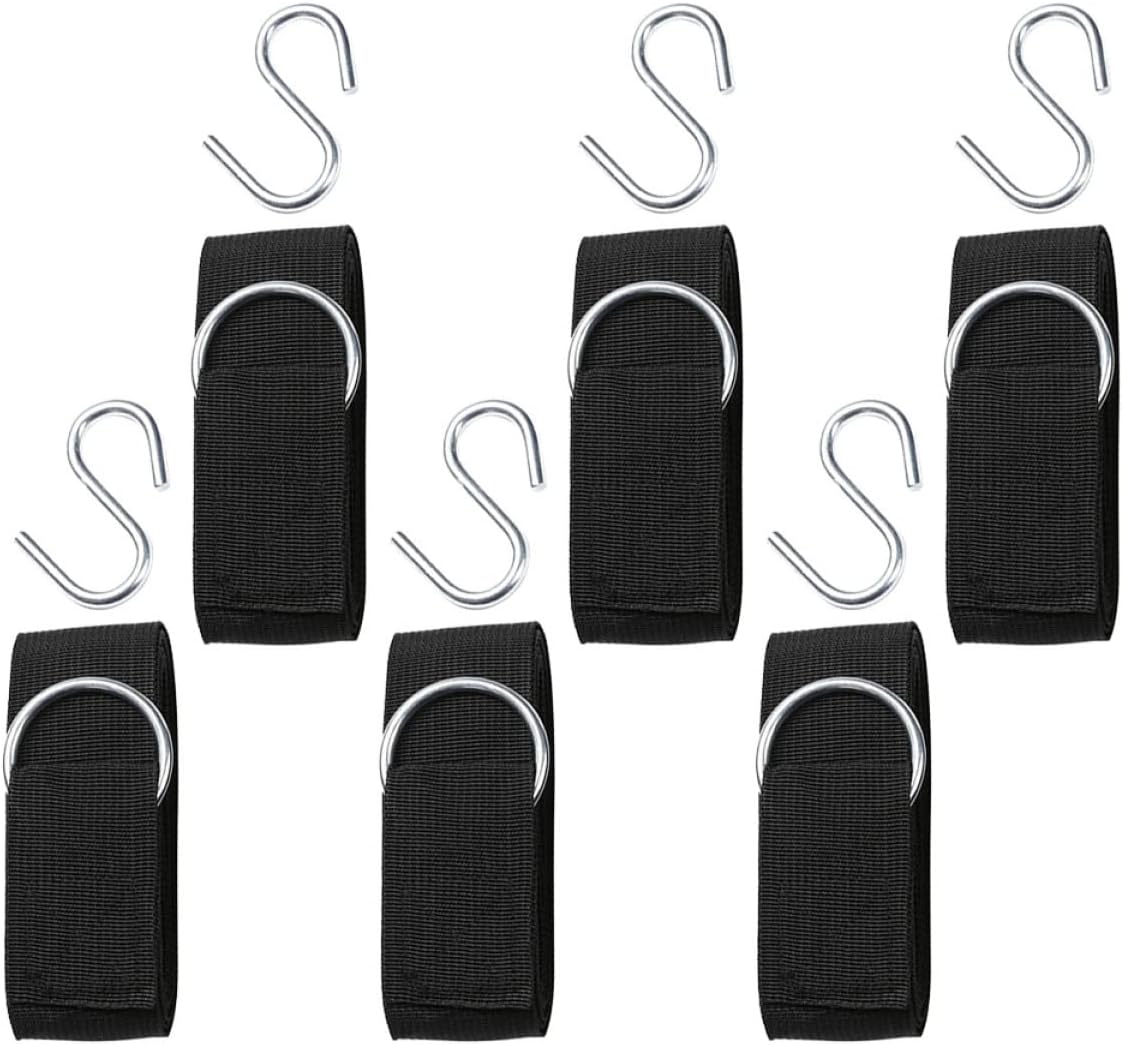 POPETPOP 12pcs Hammock Strap Kit Tree Swing Hanging Ropes for Outdoor Activities Lightweight and Easy to Use for Swings and Hammocks High Reliability and Safety