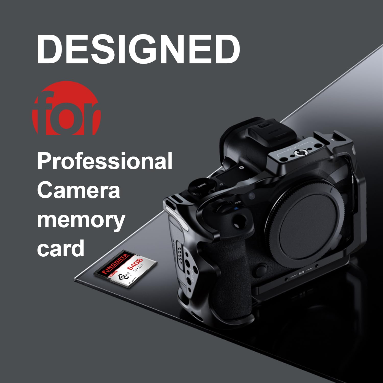 CFast 2.0 - Scheda di memoria 64 GB, ad alta velocità, per video 4 K, registrazione HD, compatibile con fotocamere professionali