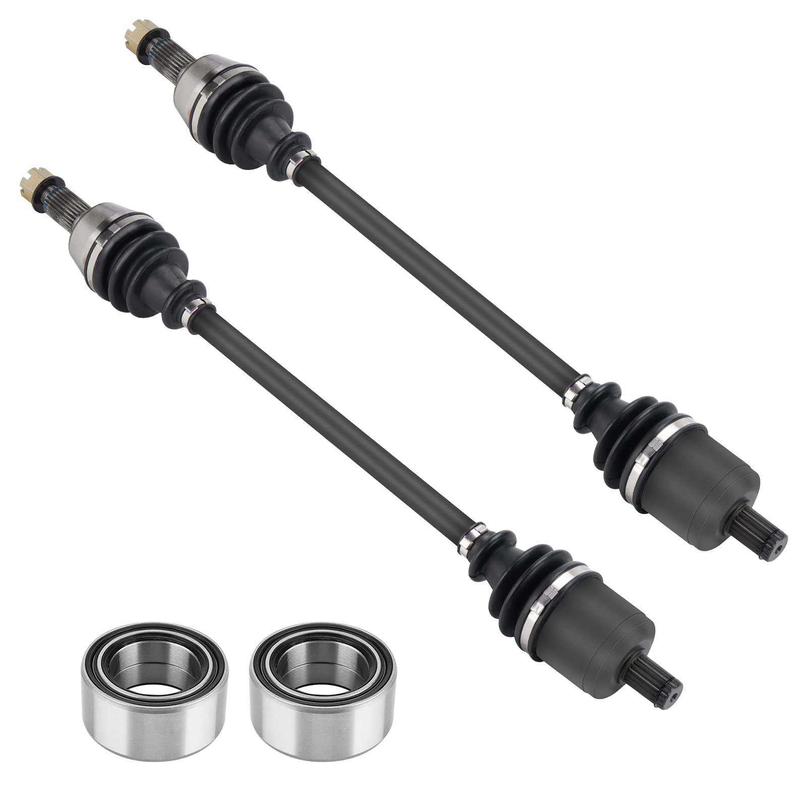 Front CV Axle &amp; Wheel Bearing for Polaris 2013-2019 Ranger 900 XP/Crew, 2017-2020 Ranger XP 1000, 2010-2014 RZR S/4 800, Left/Right Drive Half Shaft Replacement for 1332637