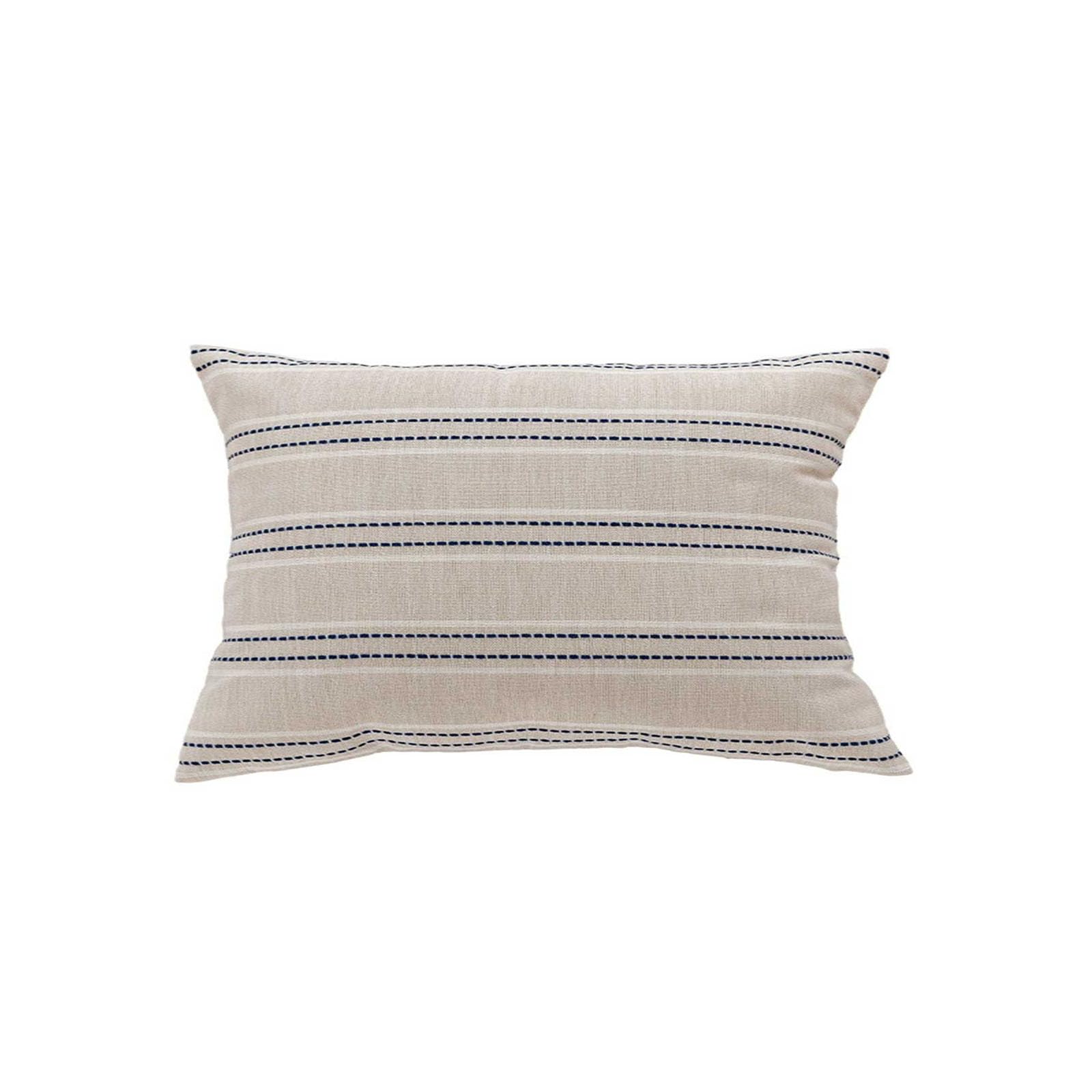 AXCTYSFP Decorative Boho Throw Pillow Covers Farmhouse Garden Textured Cushion Cases,Blue,30 * 50cm
