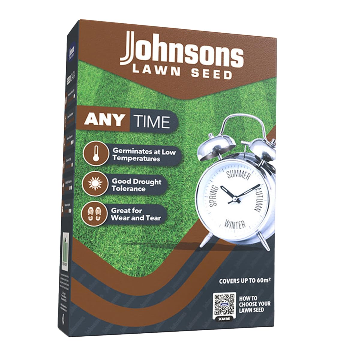 JOHNSONS Anytime Lawn Seed 60SQM