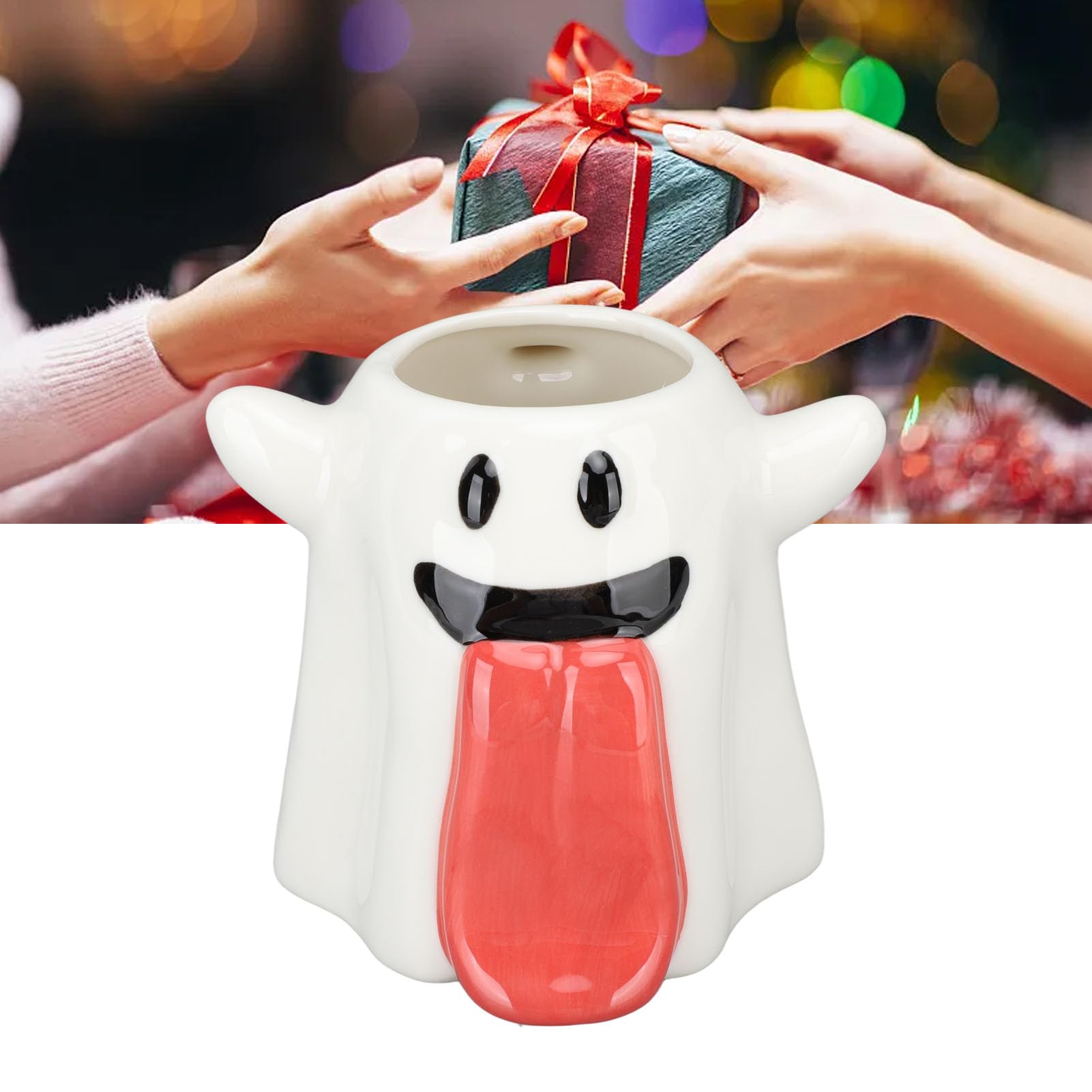 Tazza Halloween Con Fantasmi 3D – 400 Ml, Ceramica, Regalo Per Ragazzi E Ragazze - 4