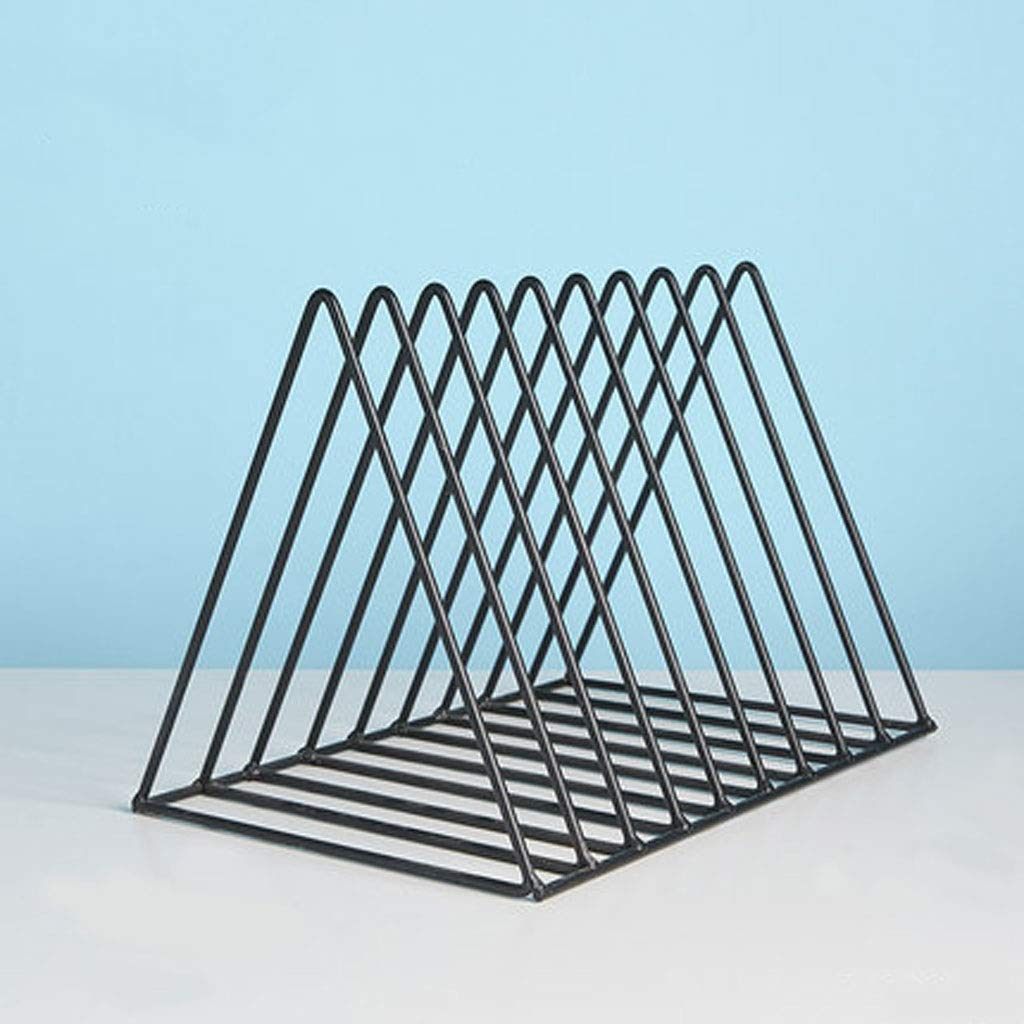 Buy RFSTGYU Desktop Album Storage Rack, Triangle Vinyl Record Shelf