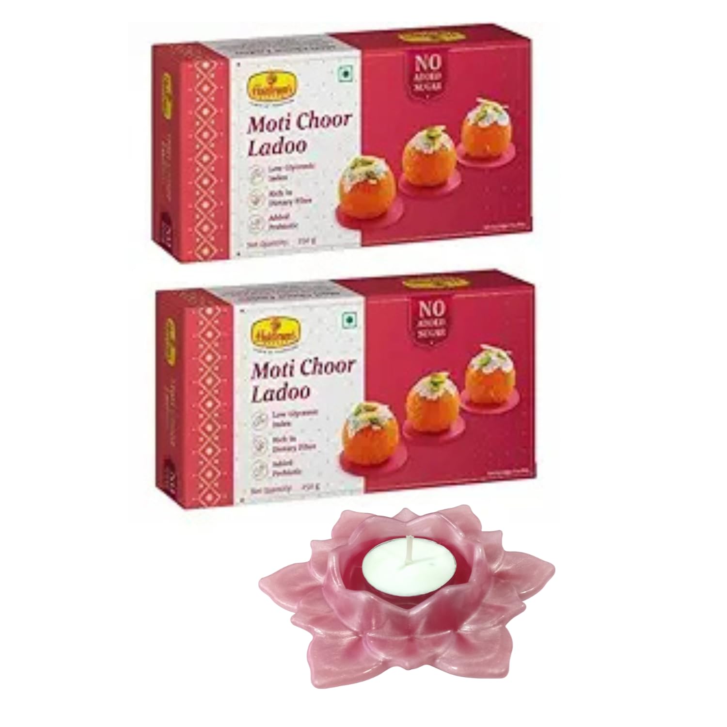 Haldirams Nagpur Sugar Free Motichoor Laddu (250 gm) Pack of 2 with Large Diya (B0CJNWFSZR) Amazon Price History, Amazon Price Tracker