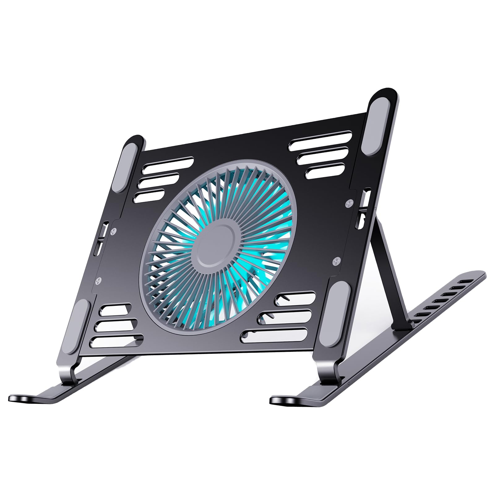 Laptop Stand Laptop Cooling Pad with USB Power Fans Adjustable Stand Quiet Cooling Technology Ergonomic Laptop Risers