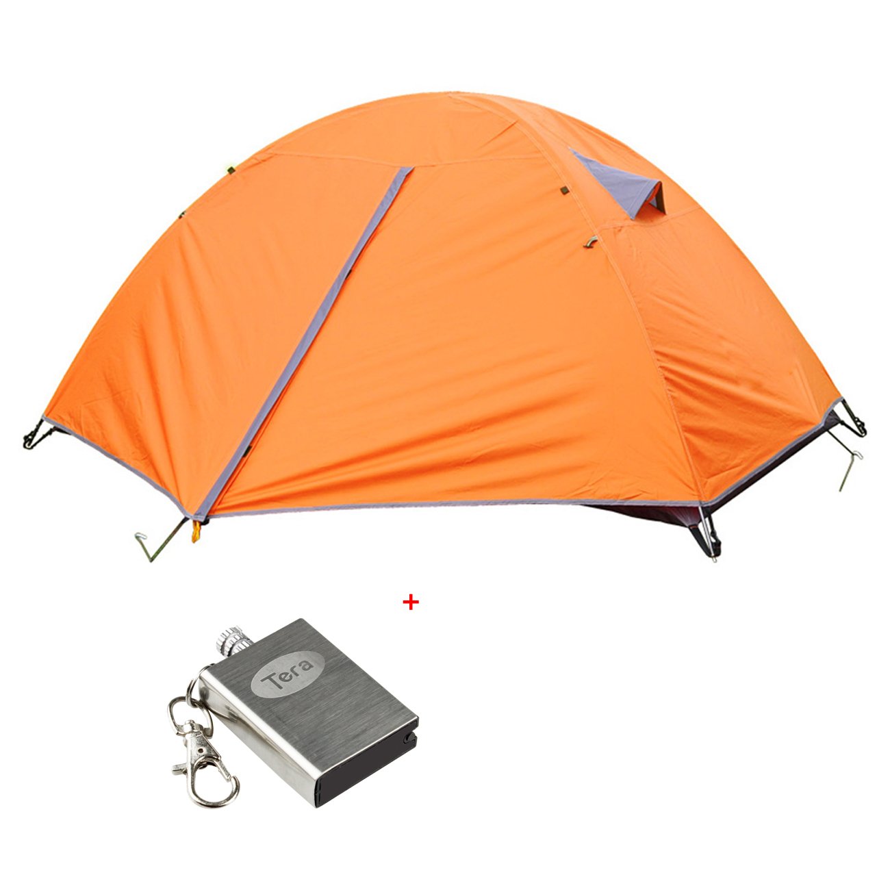 Amazon | TRACK MAN アルミ製ダブルウォーム式防水テント【2人用