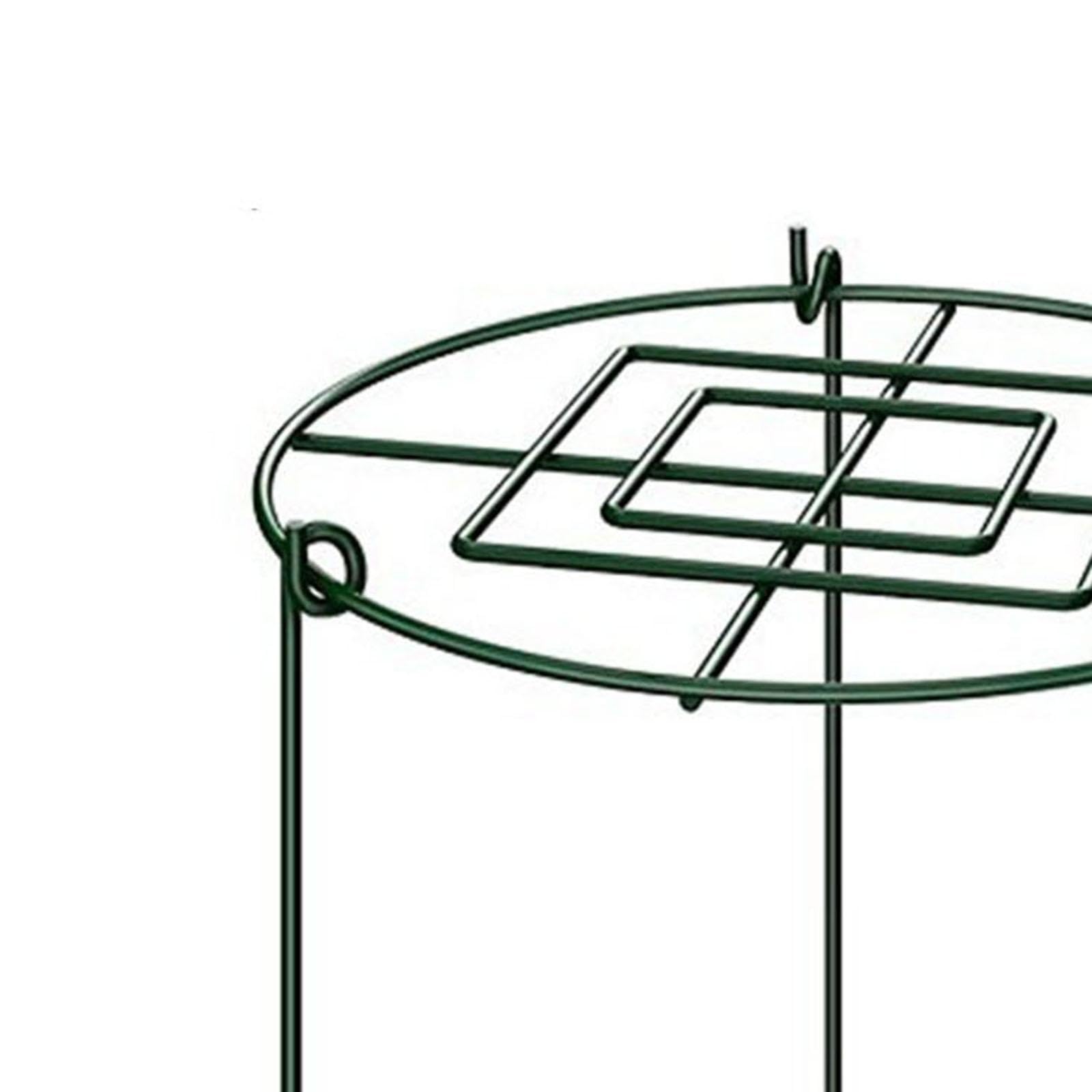 Lot de 3 Cages de Support pour Pivoines, Anneaux de Support Antirouille pour La Croissance des Plantes, Idéales pour Les Pivoines, Les Tomates et Les, 30x60cm