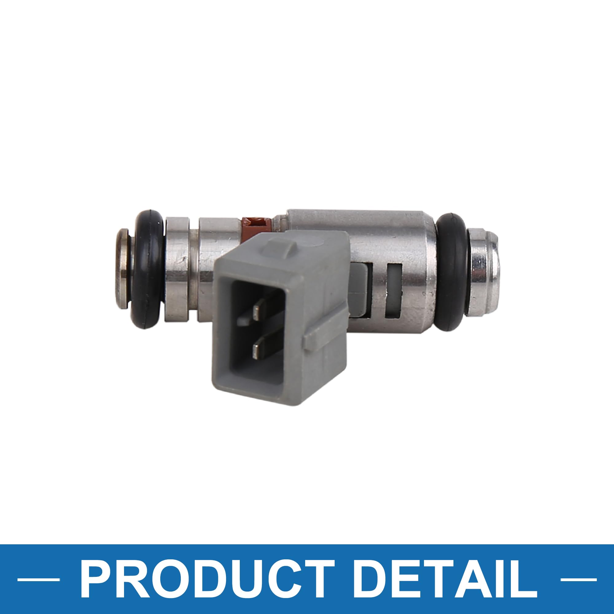 A ABSOPRO IWP043 Iniettore di Carburante per Olio Benzina da 330cc per Motocicletta per Volkswagen Golf Metallo Plastica Tono Argento Marrone